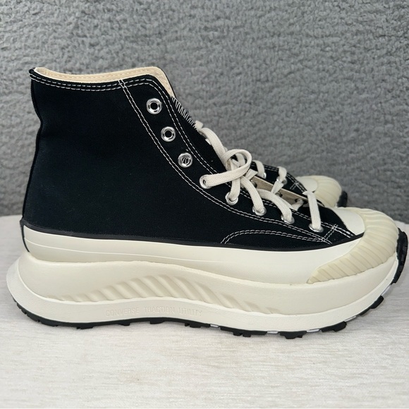Converse Shoes Womens 11 Mens 9.5 Black Chuck AT-CX Platform Sneakers NE - Picture 8 of 8